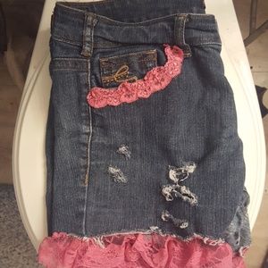 Custom jeans into cute stylish shorts